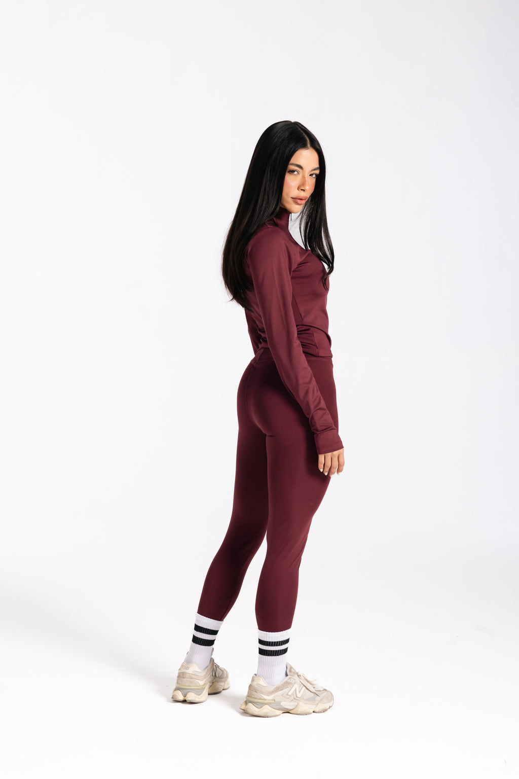 MOVE LEGGINGS-BURGUNDY