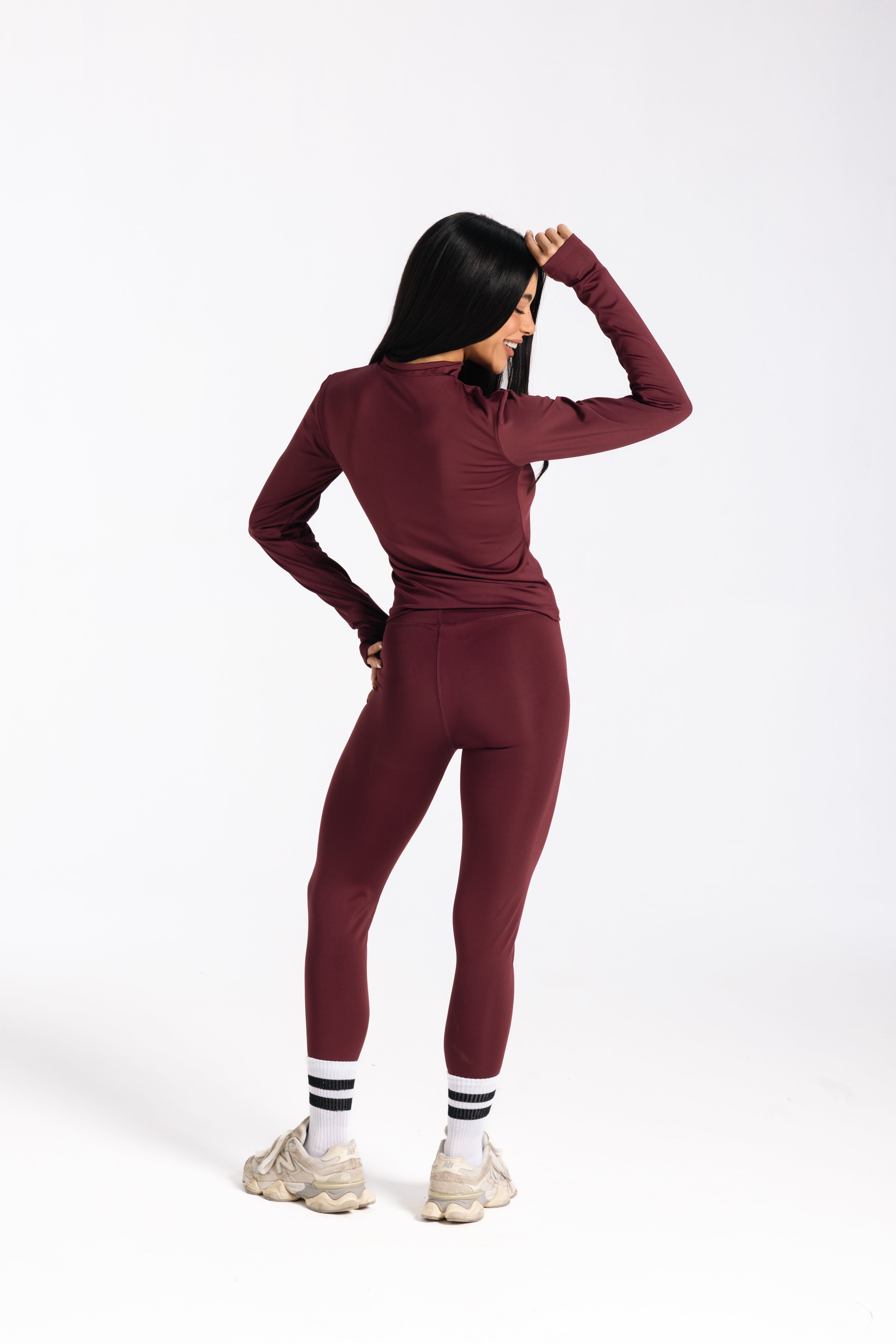 MOVE LEGGINGS-BURGUNDY