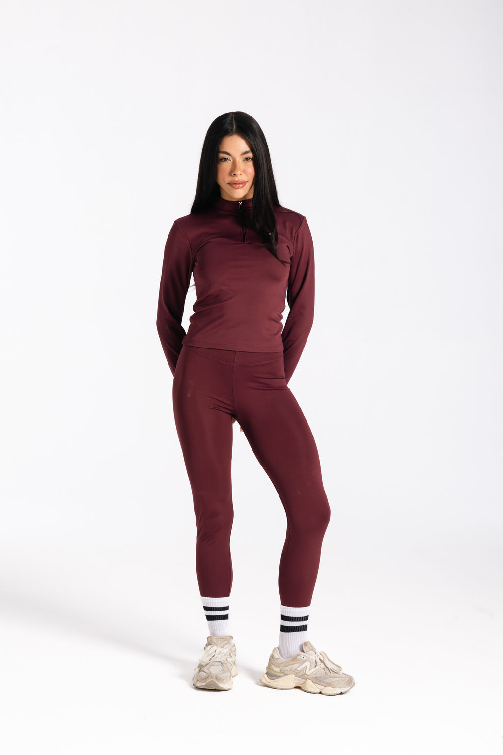 MOVE LEGGINGS-BURGUNDY