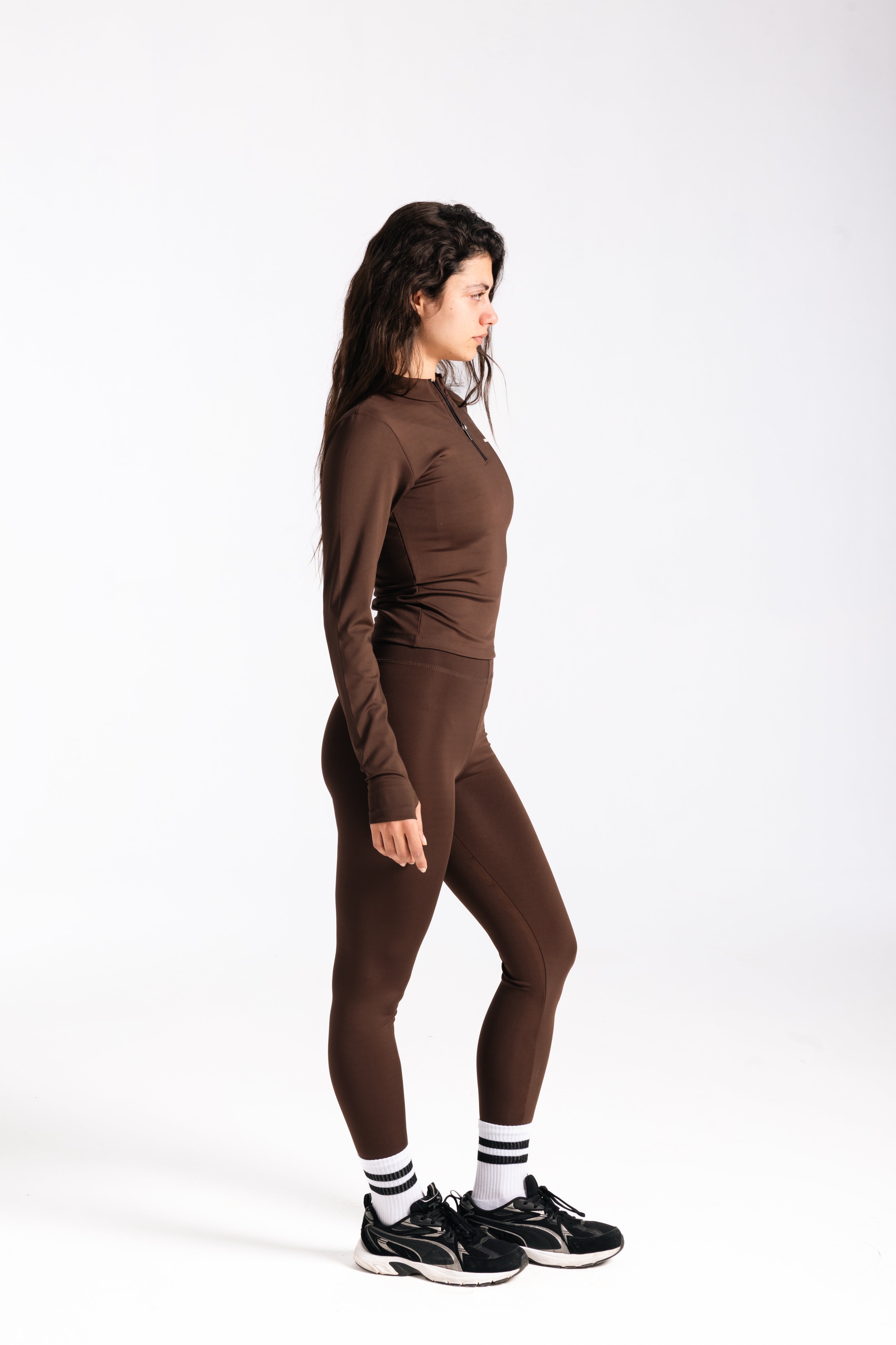 MOVE LEGGINGS-BROWN