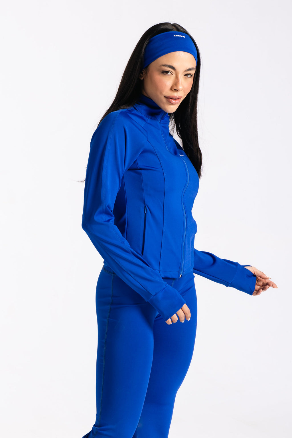 SCULPTED JACKET-BLUE