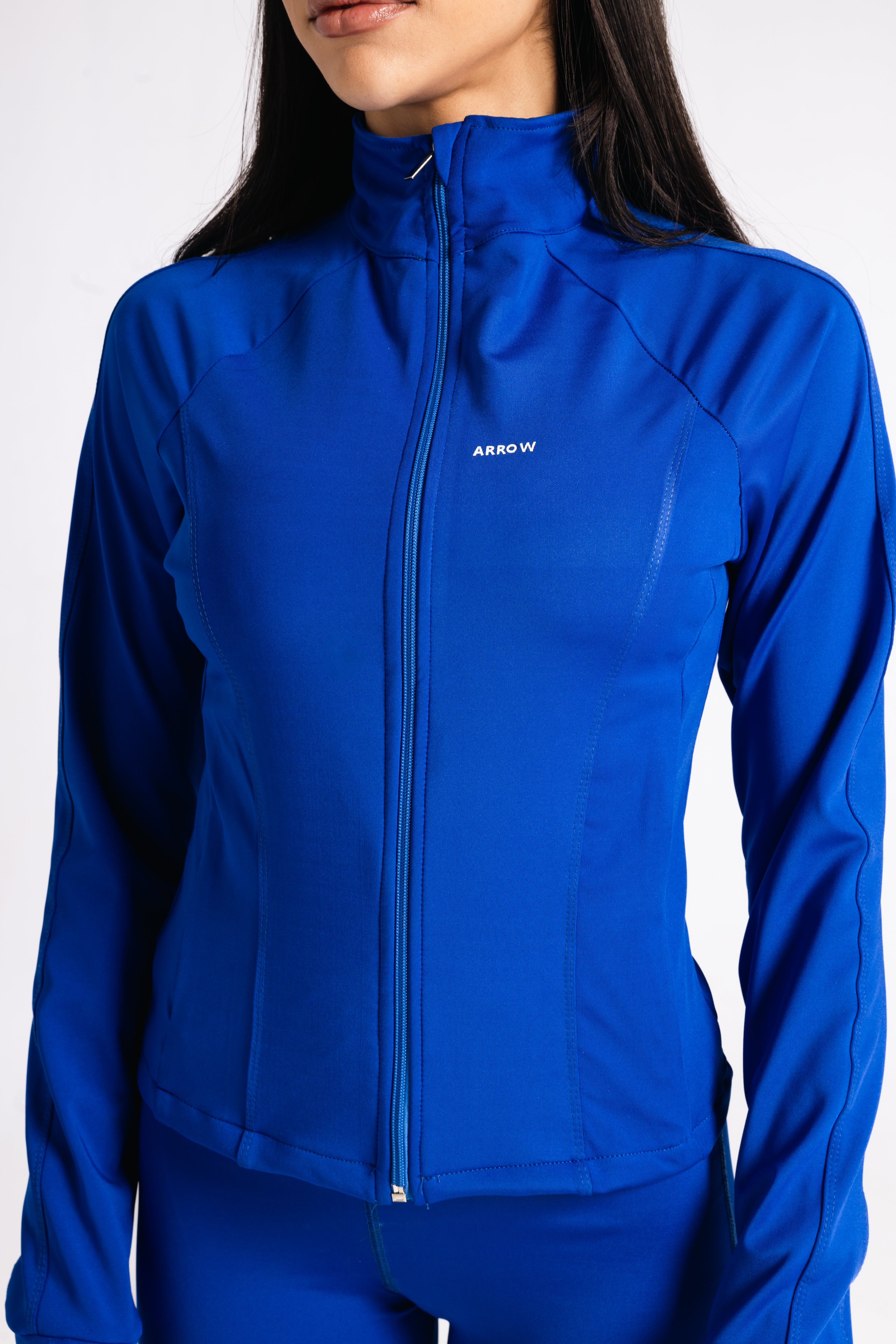 SCULPTED JACKET-BLUE