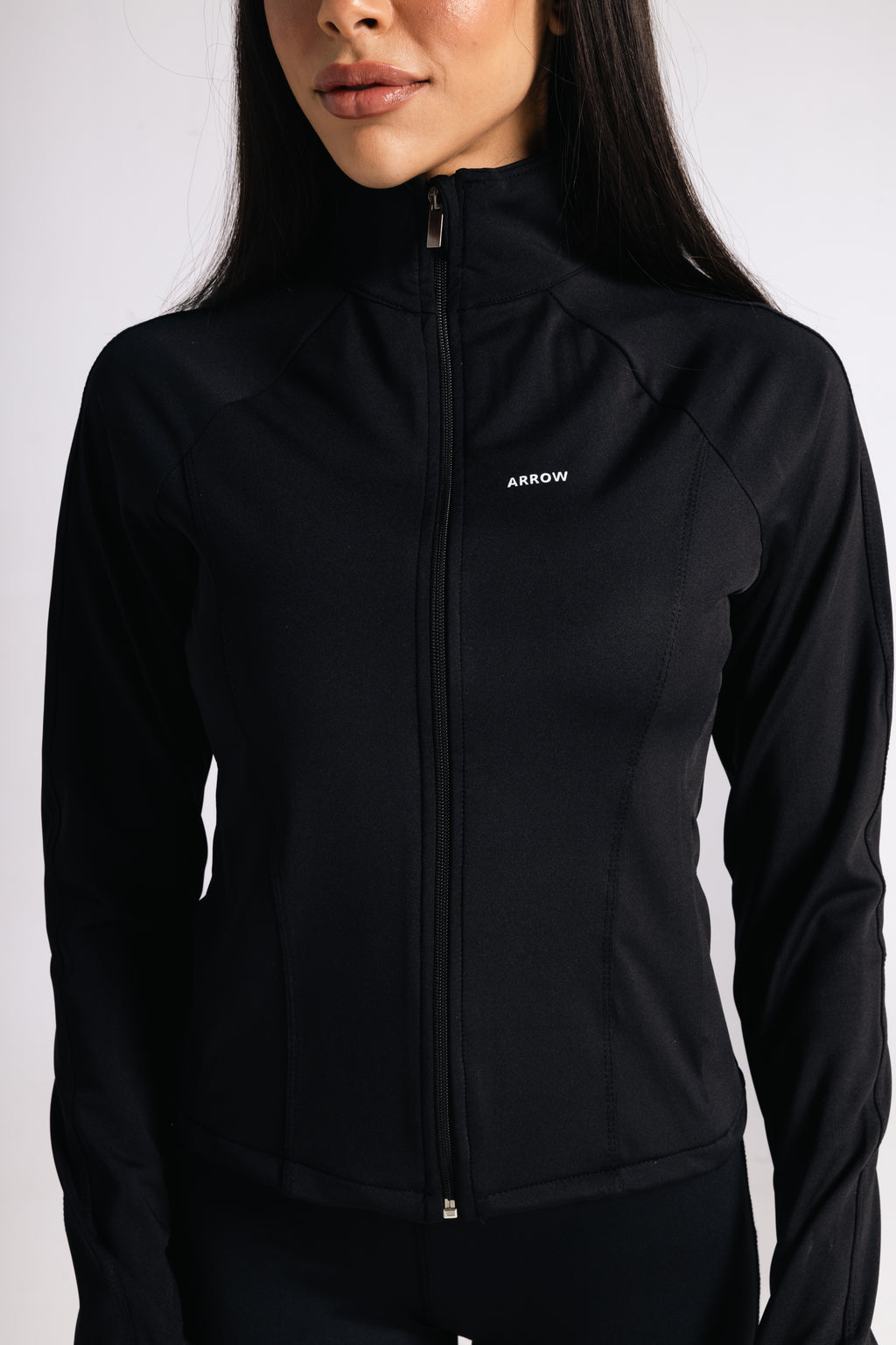 SCULPTED JACKET-BLACK