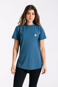 MOVE SHORT SLEEVE TOP-TEAL