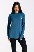 MOVE LONG SLEEVE TOP-TEAL