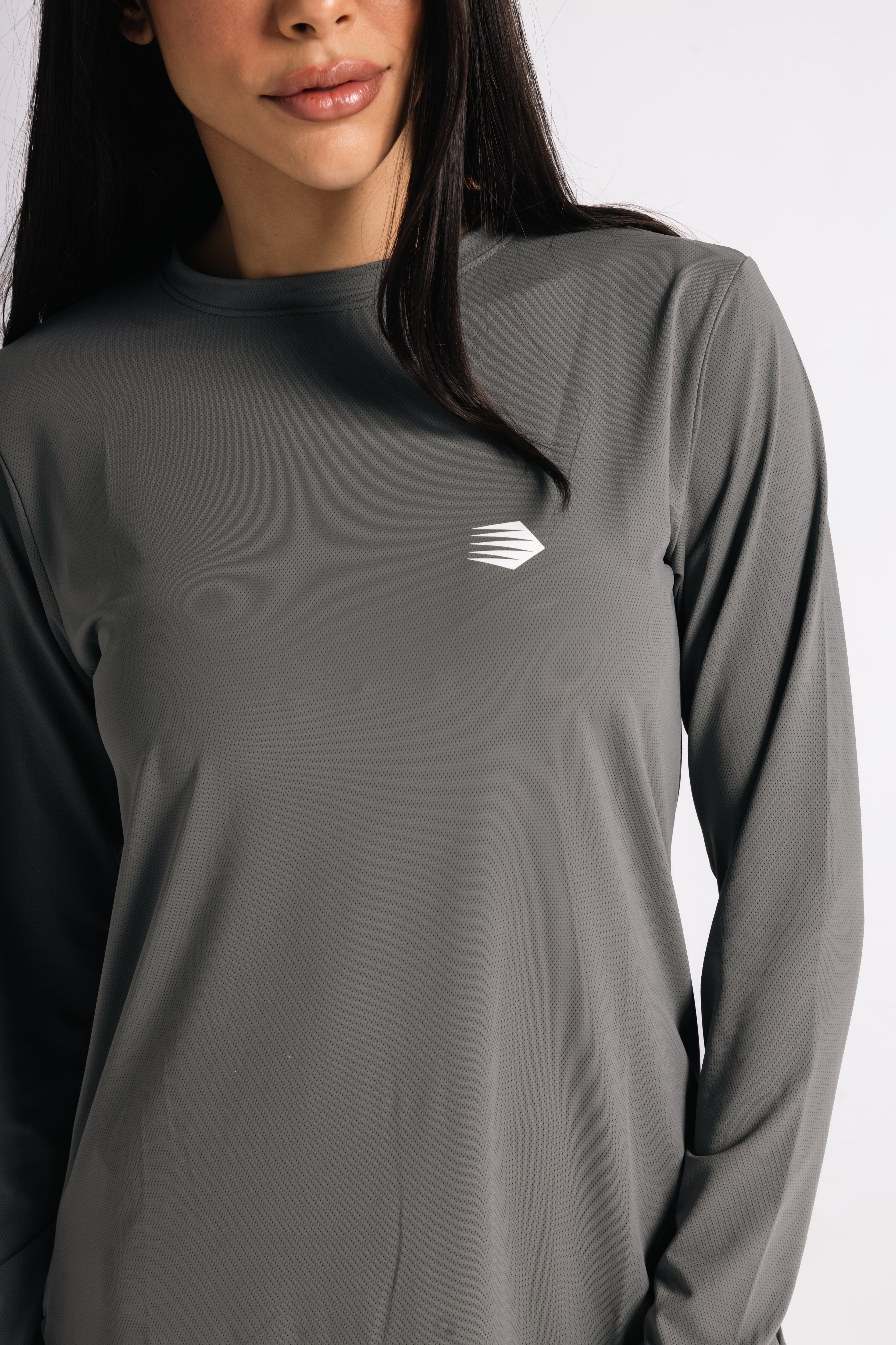 MOVE LONG SLEEVE TOP-GREY