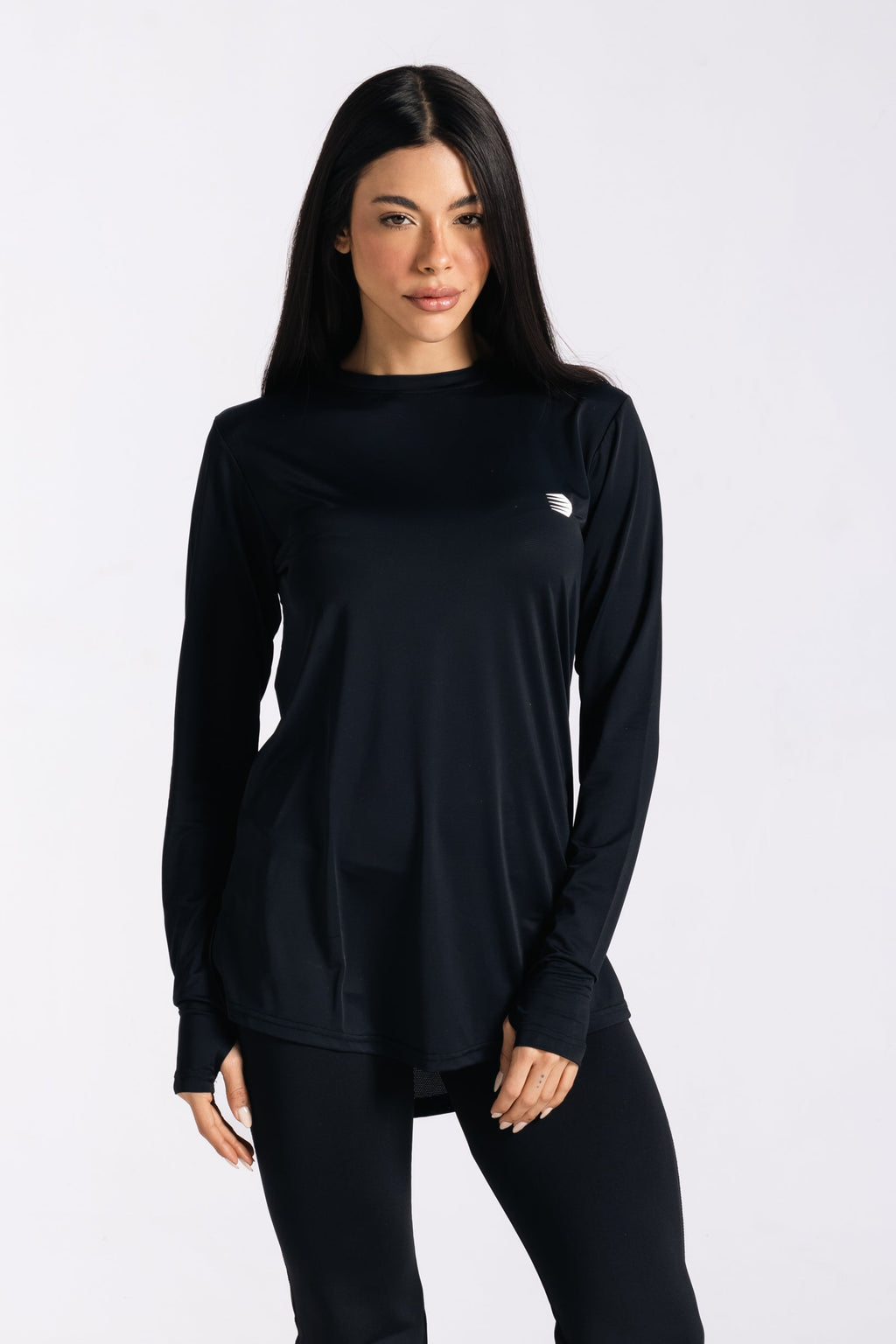 MOVE LONG SLEEVE TOP-BLACK
